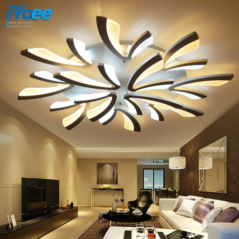 

Remote led ceiling lights Modern for bedroom dimmer ceiling lamps acrylic aluminum body light fixture for 8-35 square meters