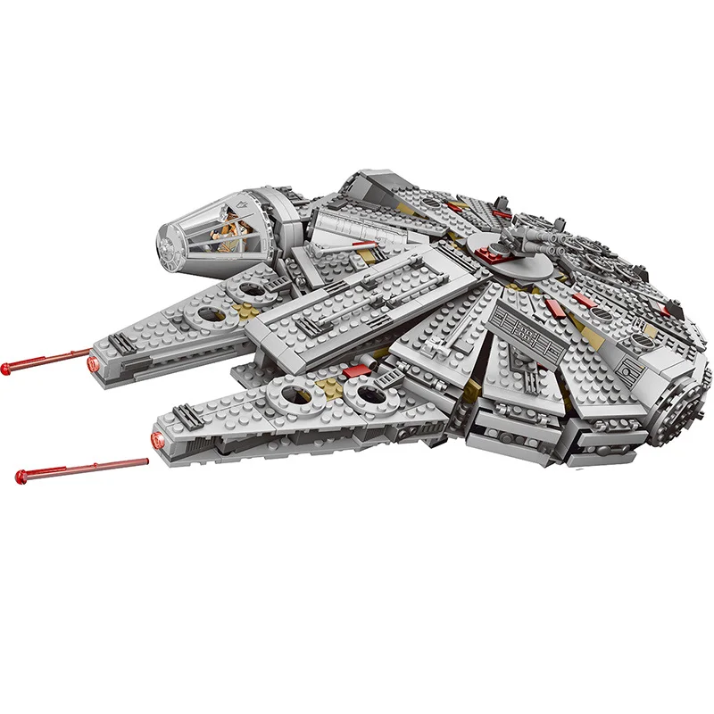Force Awakens Star Set Wars Series Compatible LegoINGLYS 79211 Millennium Falcon Figures Model Building Blocks Toys For Children