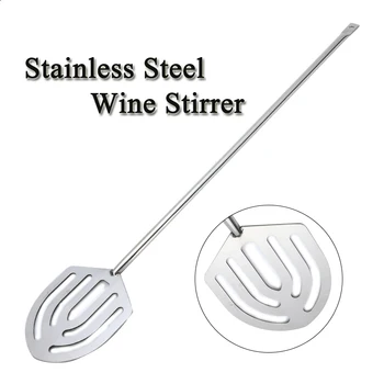 

61.5cm Stainless Steel Wine Stirrer Paddle Swizzle Stick Wine Mash Tun Mixing Stirrer Paddle Practical Bar Beer Home Brewing Tools