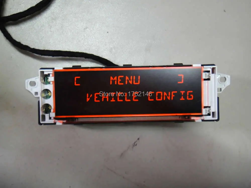 Оригинальный 12 контактный автомобильный экран с поддержкой USB aux красный монитор