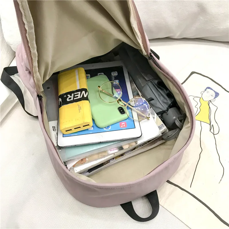 Nueva Mochila de nailon impermeable para Mujer, Mochila de estilo japonés, Mochila femenina, Mochila de viaje para chicas adolescentes Nueva Mochila de nailon impermeable para Mujer, Mochila de estilo japonés, Mochila femenina, Mochila de viaje para chicas adolescentes