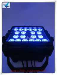 A-10/lot высокое качество водонепроницаемый 20x18 Вт rgbaw уф 6in1 led wall washer прожектор ОТКРЫТЫЙ