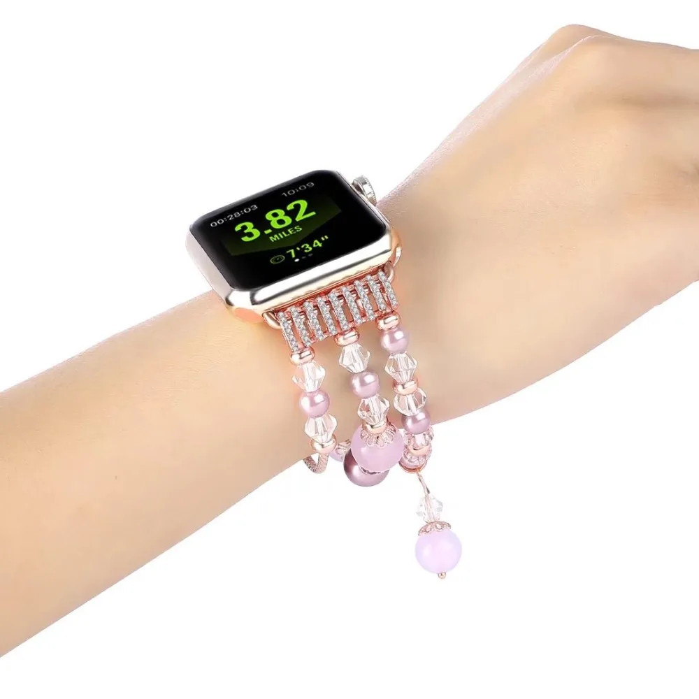 Luxury Jewelry Watch band FOR   apple watch strap women's watch bracelet (57)