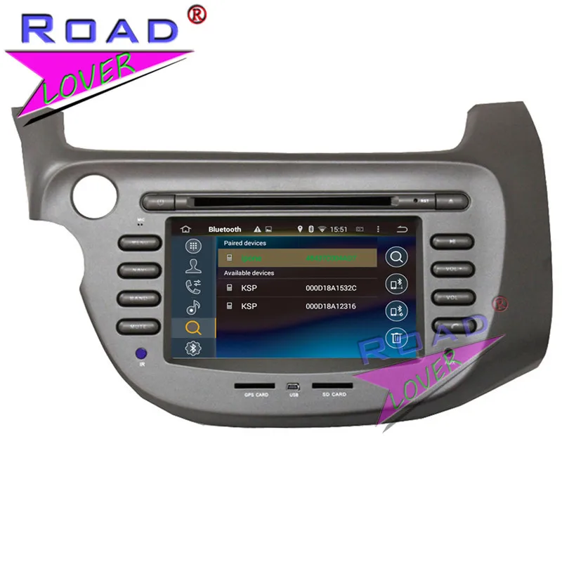Roadlover Android 8 0 Ca dvd плеер Авторадио для Honda Fit Jazz 2007 LHD стерео gps навигации Magnitol двойной