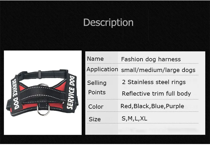 Harness for animals