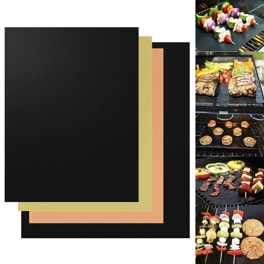 

Kitchen Teflon Oven Cooker Liner Sheet 40*50cm Reusable Resistant Baking Mat Oil-proof Paper Baking Oven Tool Non-stick Fo BBQ