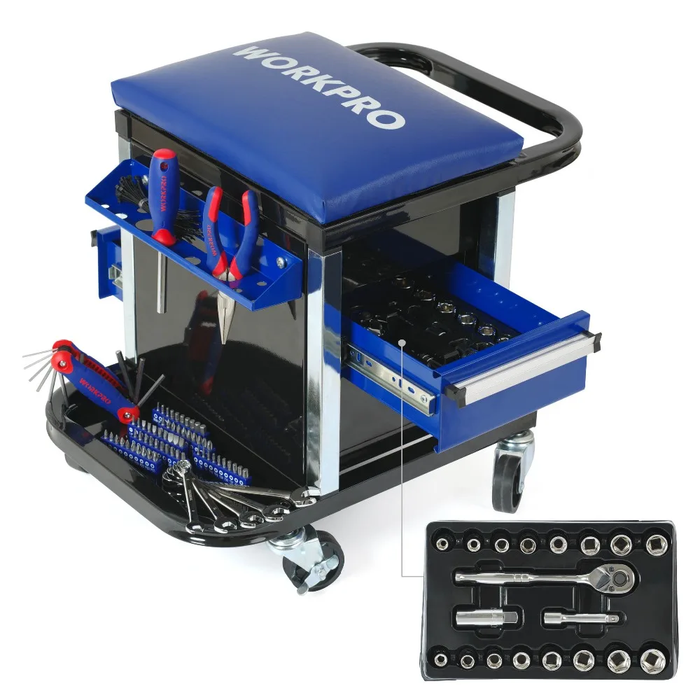 £82.34 Workpro Tool Set For Car Repair Set Of Tools Work