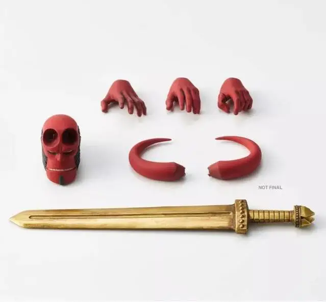 Hellboy Devil 100 игрушки 1/12 масштаб BJD совместный подвижный с настоящей тканью ПВХ фигурка модель игрушки