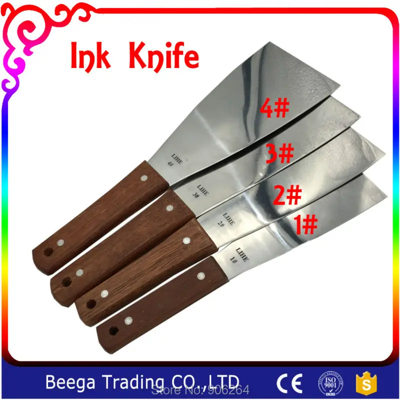 New Stainless Steel Spatulas Screen Printing Shovel Sample Ink Knife