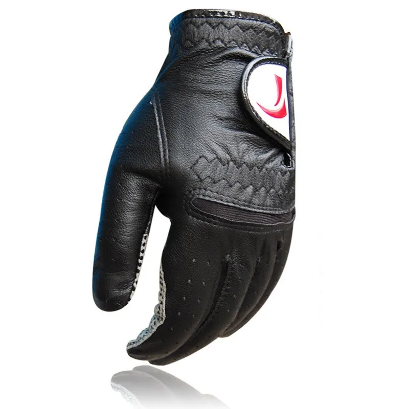 1 шт. мужские мягкие кожаные перчатки для гольфа Мужские дышащие перчатки для левой и правой руки из чистой овчины противоскользящие гранулы варежки D0635
