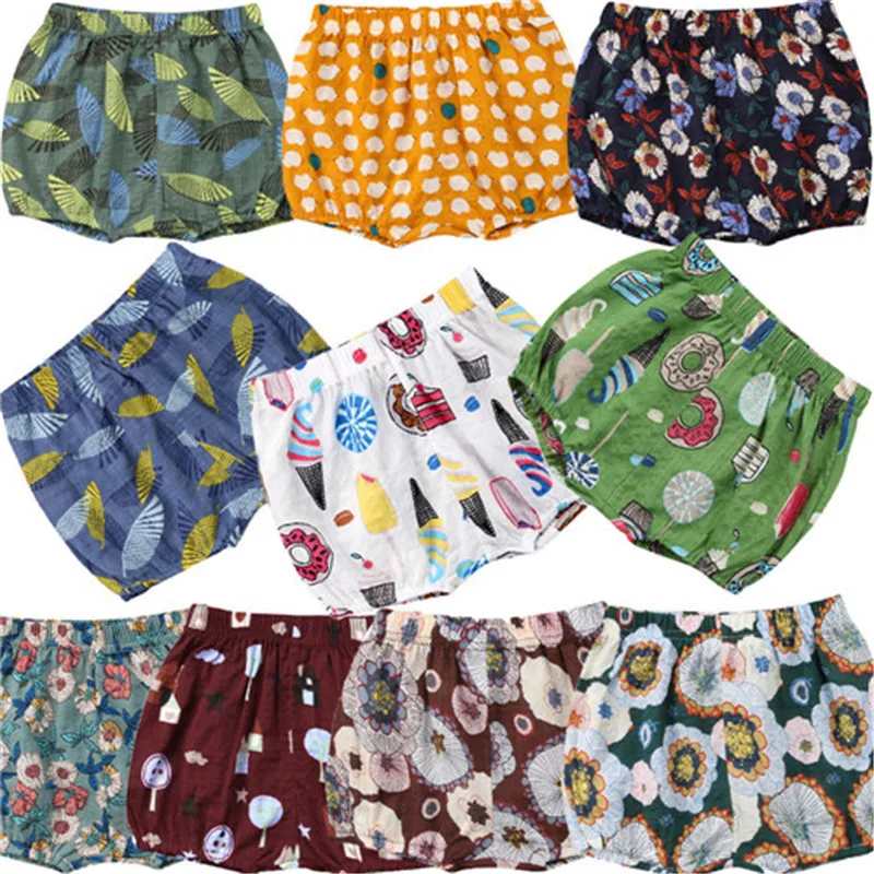 

Newborn Baby Girls Boys Shorts Nappy Cover Ruffle PP Pants Toddler Kids Floral Printed Shorts Bloomers Summer Children Panties