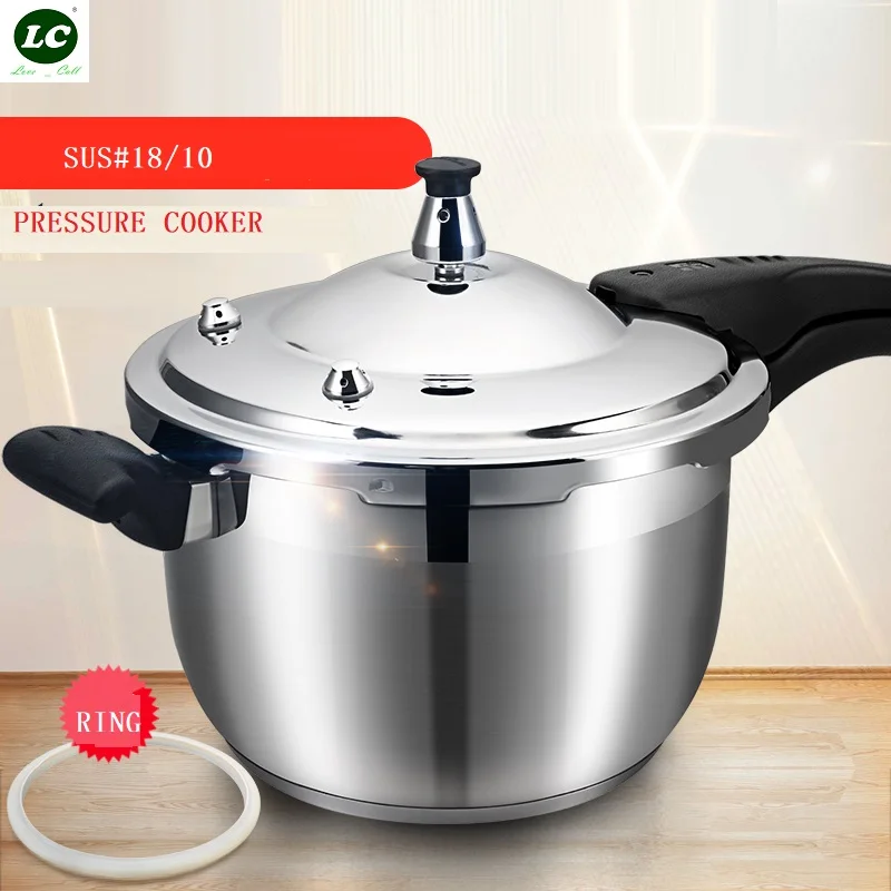 

4L Pressure Cooker General use Kitchen Pot Gas Induction Cooking Pot Pressure Cooker of stainless Steel Stew Pot