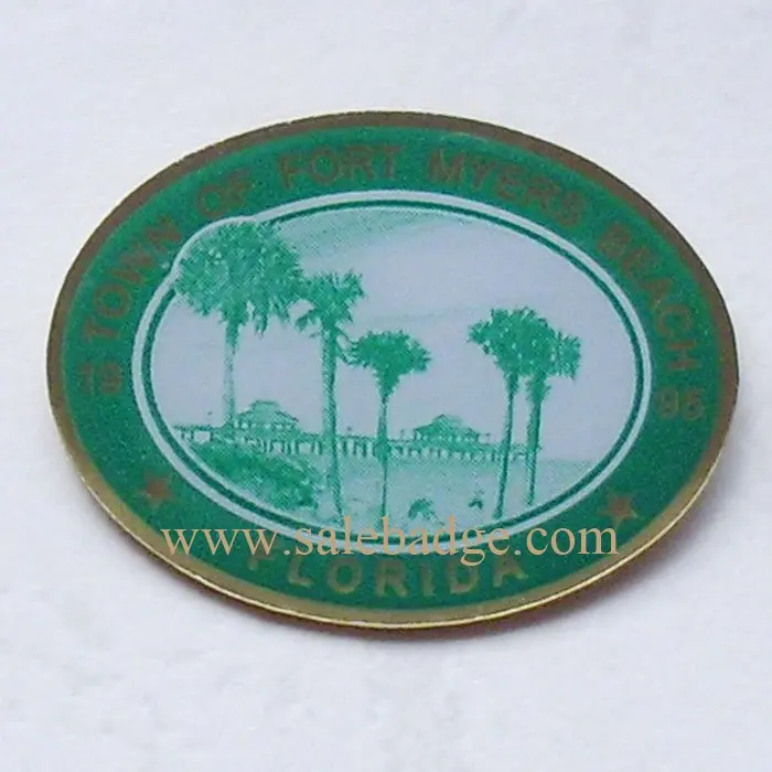 Custom wholesale trees lapel pins souvenir enamel lapel pin regaliain