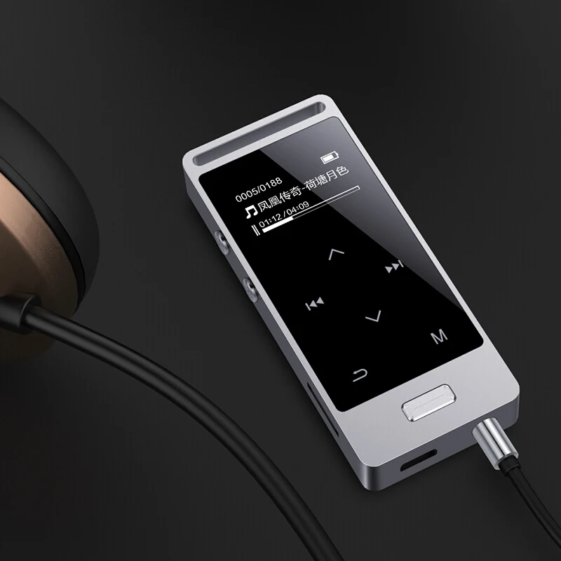 Yescool X3 металлический Спортивный MP3 плеер портативный аудио 8 Гб со встроенным