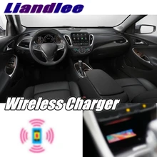 Liandlee беспроводное автомобильное зарядное устройство для телефона подлокотник отсек для хранения Быстрая Зарядка qi для Chevrolet Malibu