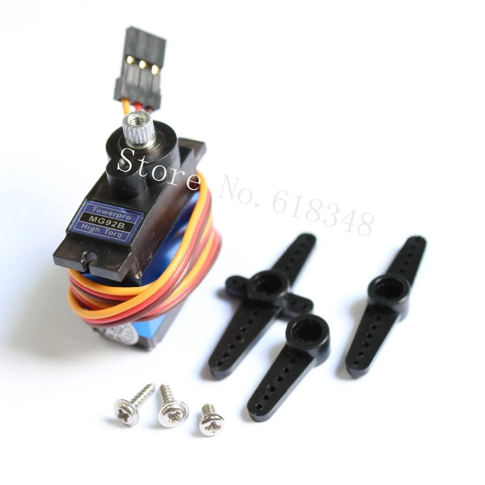 5 шт., TowerPro MG92B Digital Servo c Металлическими шестернями, крутящий момент 3.5кг/см., Для РУ Самолетов, Вертолетов