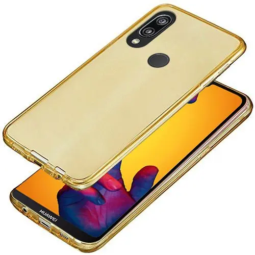 Для huawei P20 Lite P30 Pro P30Pro P20Pro P20Lite P30Lite чехол 360 градусов полный корпус силиконовый прозрачный чехол бампер чехол - Цвет: Золотой