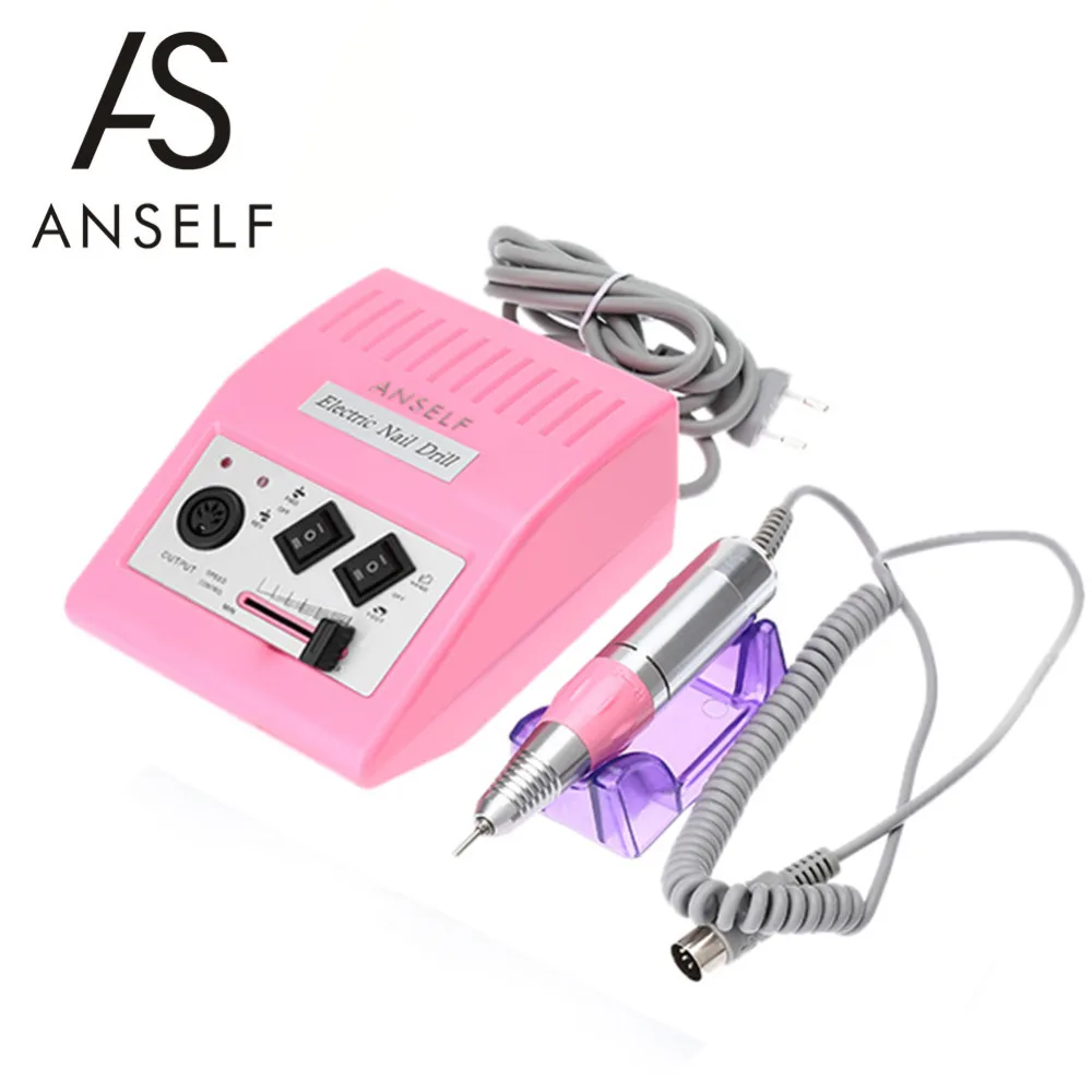 

ANSELF 20,000RPM Pro Electric Nail Drill Machine Set Manicure Tool Sanding Carving Electric Manicure Drills Machine Kit EU Plug