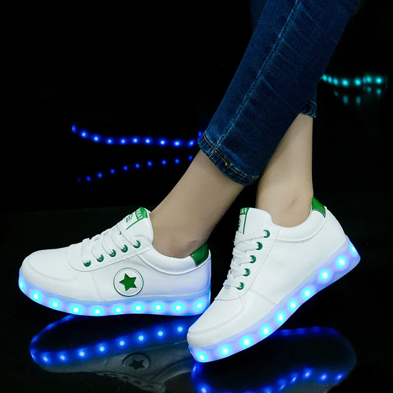 

USB Charging Luminous Sneakers Kids Flashing Shoes for Ghost Dance Led Glowing Sneakers Shoes for Boys Girls Light Up Shoes