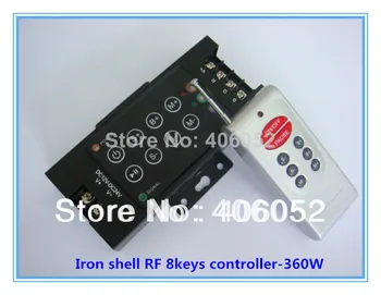 

2014 special offer 10set/lot 8 keys 360w wireless rf ir remote control touch controller for rgb 5050/3528 led light strip dc12v
