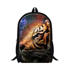 Tiger  Hot Casual 3D Animal School Bags Small Toddler Baby Backpack for Boys Zoo Tiger Head Bag Kids Mochila Infantil Kids Schoolbag 