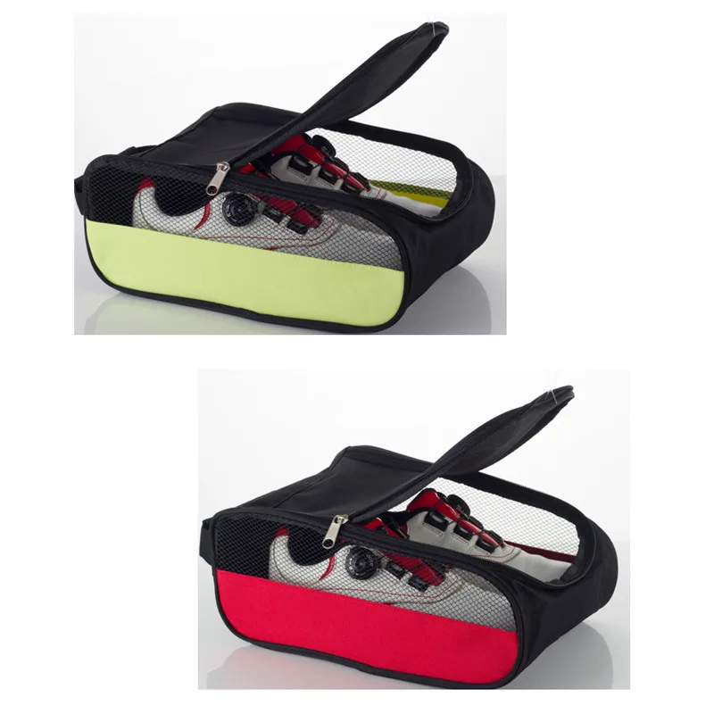 Обувь для гольфа сумки на молнии Органайзер дышащий портативный для спорта на открытом воздухе путешествия хогард