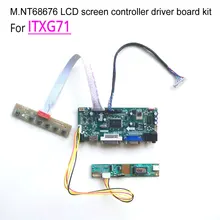 For ITXG71 laptop LCD monitor 20-pins 60Hz CCFL 1024*768 LVDS 1-lamp 14.1″ M.NT68676 display controller driver board kit