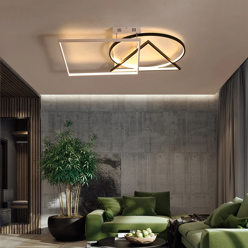 

Remote Controller Modern Led Ceiling Lights For Living Room Bedroom Study Room Dimmable 110V 220V Modern Ceiling Lamp Fixtures