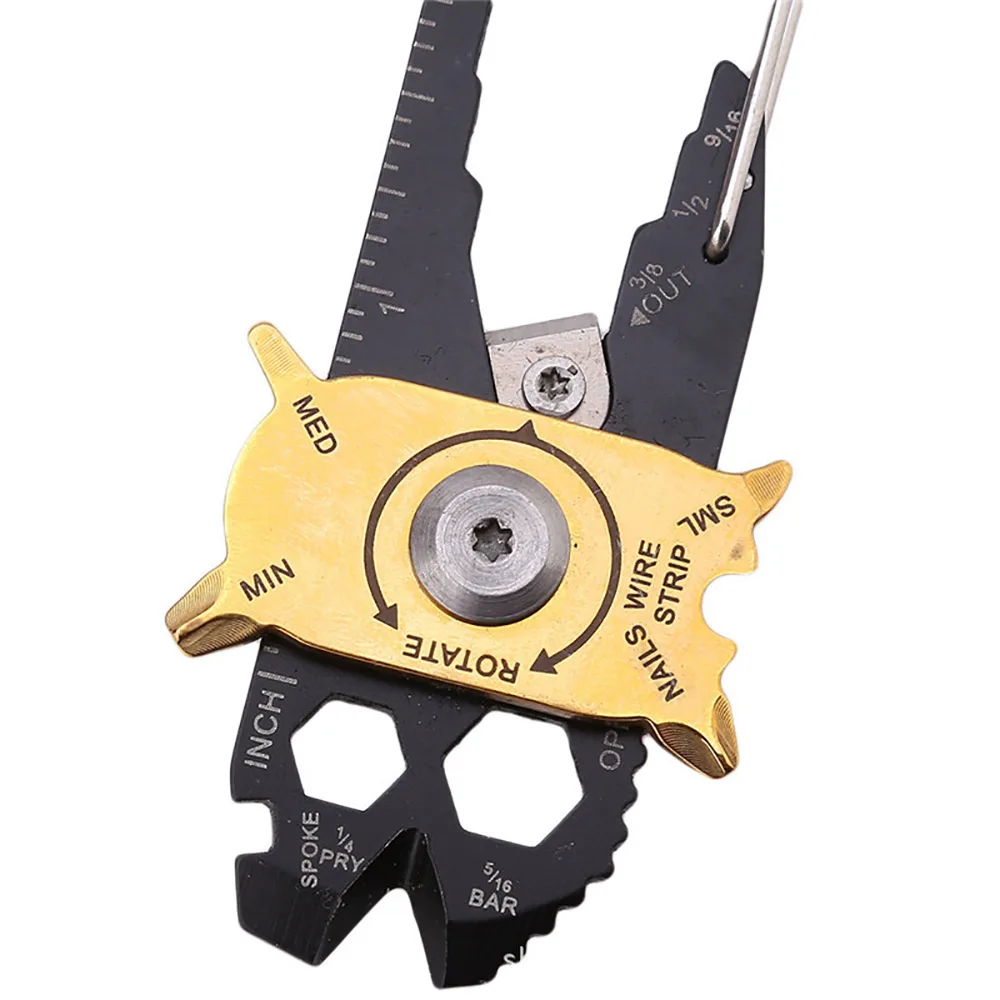 

New 20 In 1 Multifunctional Key Ring Knife Kit Carabineer Screwdriver Bottle Opener Survival Tool Keychain For Outdoor Sports