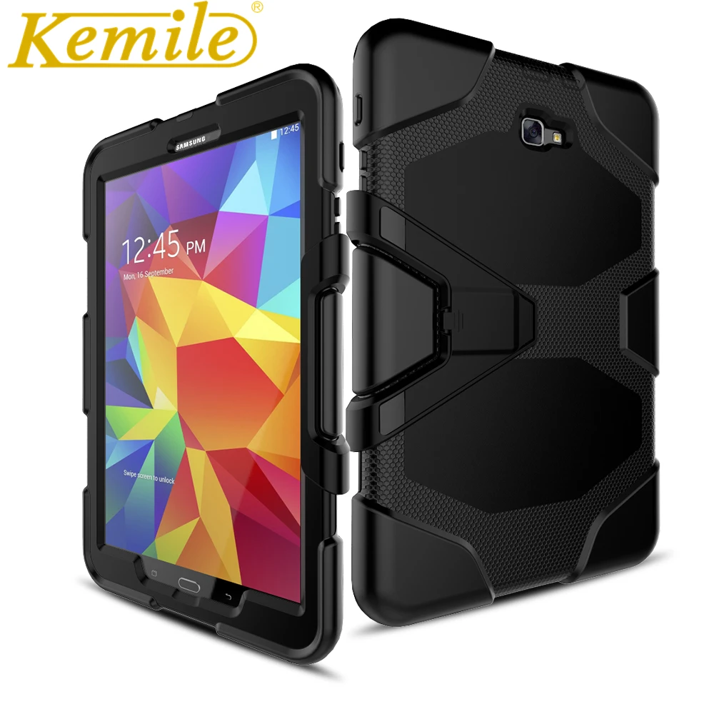 Kemile 三星 T580 高品質耐衝撃ケースカバー三星銀河 T580n T585c T580n タブ A10 1 タブレット 電子書籍ケース Aliexpress