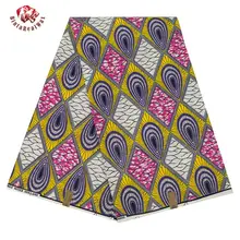Гарантированное качество настоящий голландский Африканский костюм ткани настоящий воск bintarealwaxReal воск африканская одежда хлопок 6 ярдов 24fs1260