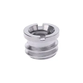 

1Pc Aluminium 1/4" To 3/8" Camera Screw Nut Connecting Adapter Tripod Converter Supports