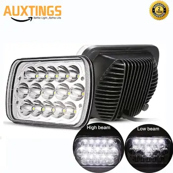 

2PCS 7x6'' Sealed LED Headlight High Low Beam For Jeep Trunk 4x4 Offroad Square lighting Led Headlight