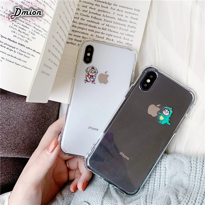 Милые прозрачные чехлы для iPhone 8 7 6 S Plus силиконовый прозрачный мягкий чехол X XS MAX XR
