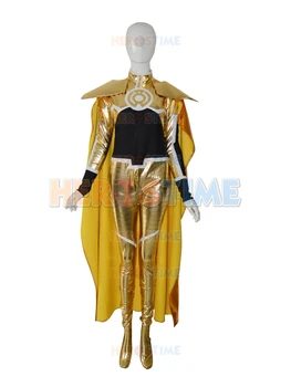 

Super Cool Yellow Lantern Superhero Costume Fullbody halloween cosplay shiny metallic Lantern cosrps costume show zentai suit