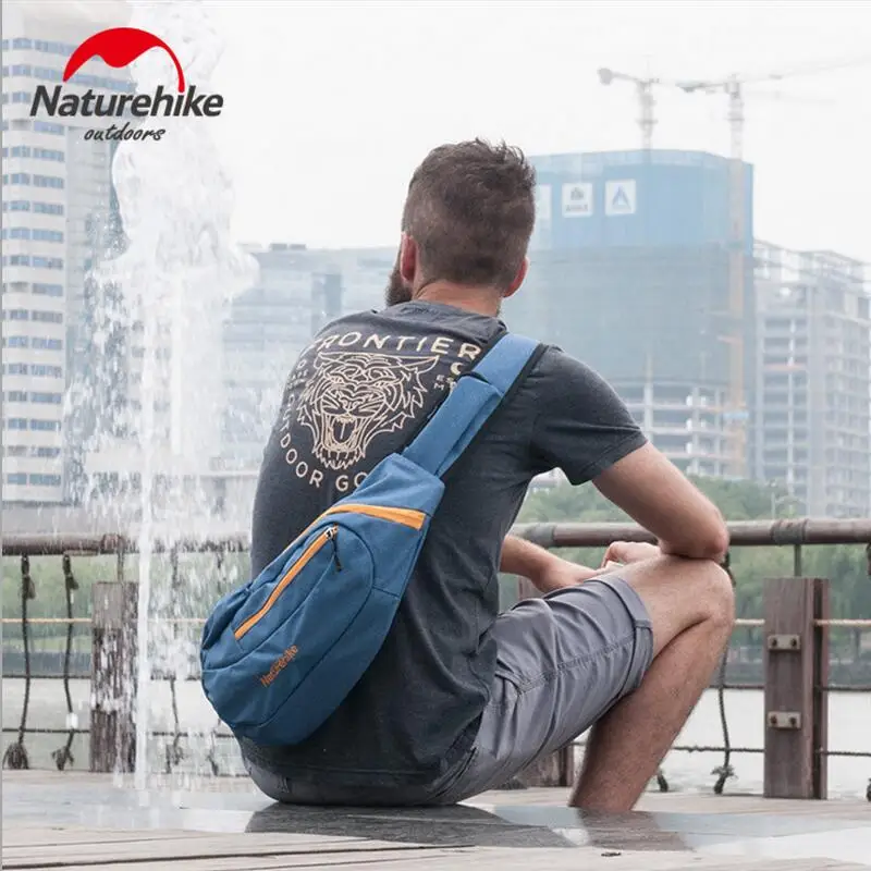 Naturehike Men's shoulder bag Messenger bag Outdoor leisure tourism Sports bags Large capacity chest pack riding backpack Women