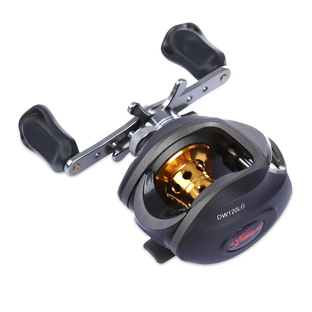 

DR - 509 6.3:1 9 + 1 Ball Bearings Metal Spool Baitcasting Fishing Reel Low-Profile Reels Fishing Reel Carp