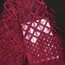 Красивая 3d вышивка в виде пера фотообои хорошего