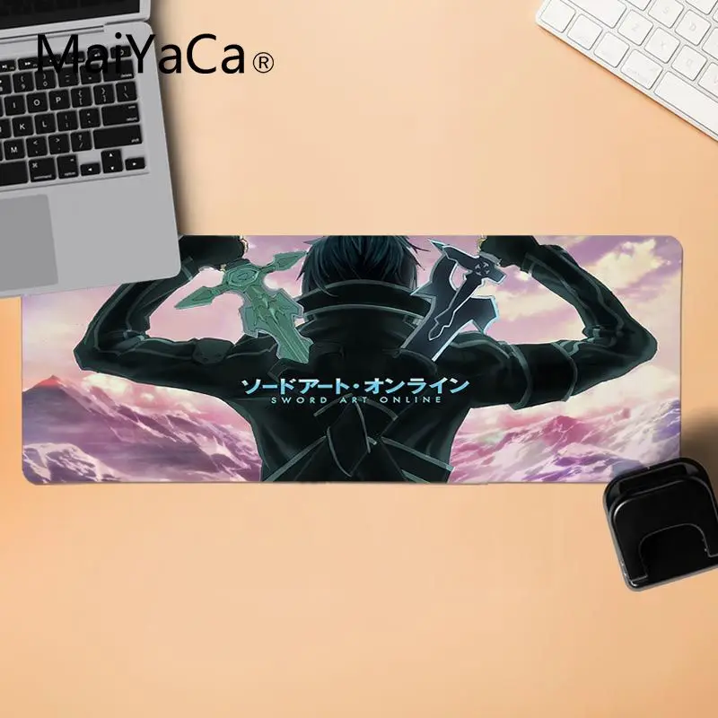 MaiYaCa игровой коврик для мыши меч искусство онлайн коврик для мыши геймер игровые коврики Комфортный коврик для мыши игровой коврик для мыши