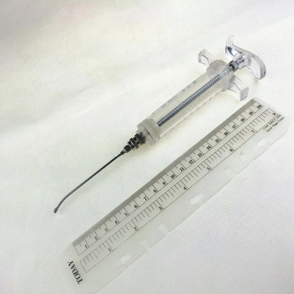 

Gavage Crop Needle Feeding Syringe 20ml W 2.0mm x 90mm #20 Curve, Animal Feeding Needle, Oral Syringe