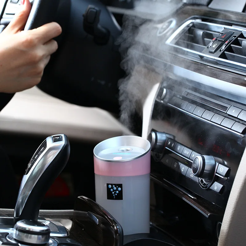 

kebidumei 300ML Car Ultrasonic Humidifier USB Aroma Essential Oil Diffuser Aromatherapy air Aroma diffuser mist maker