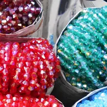 Качественные 4 мм 110 шт AAA Биконусы высококлассные бусины из австрийского хрусталя прозрачный зеленый цвет покрытие ювелирных изделий DIY