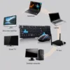 Vococal Gaming Keyboard Mouse Set Fashion 2.4G Wireless Computer Laptop PC Keypad Mice Kit for Home Office Study Gamer Black ► Photo 2/6