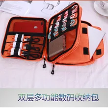 LTZFTL водонепроницаемый мешок USB кабель для передачи данных наушники провод Ручка power bank дорожная сумка комплект случае цифровых устройств Гаджет органайзер bag