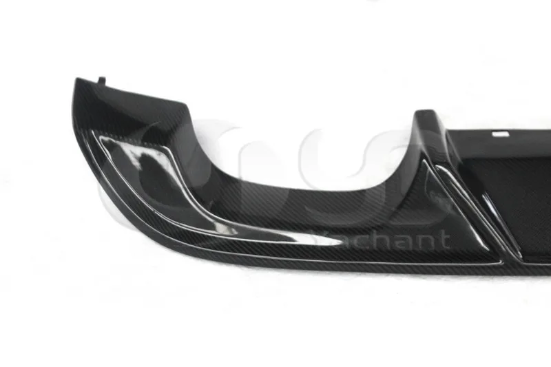 2014-2016 VW GOLF 7 VII MK7 MK VII R Rline Hatchback Pre-Facelift Revozport Style Rear Bumper Diffuser CF  (28)