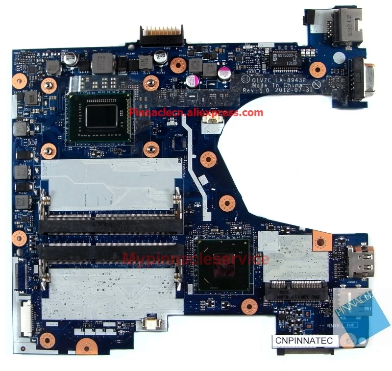  NBM3A11005 I3-2375U Motherboard for Acer Aspire V5-171 Q1VZC LA-8943P