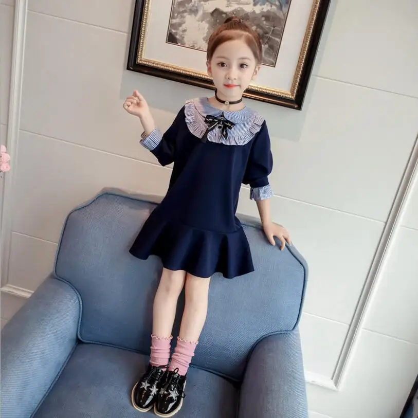 Girl Autumn Dress 2018 New Kids Princess Dress Sweet Kids Clothing