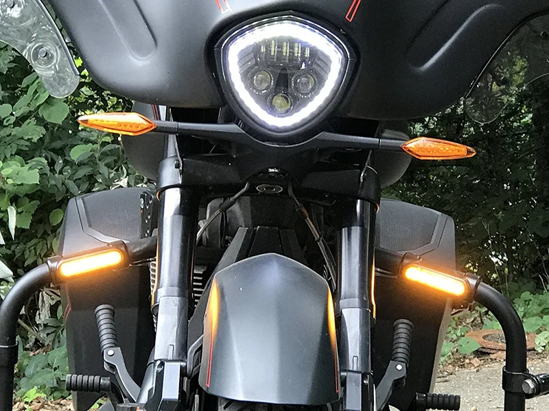 Для мотоцикла Highway Bar горки дальнего света для краш-баров для VCTORY мотоцикла Янтарный указатель поворота