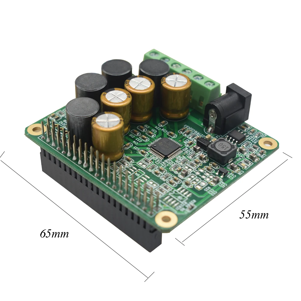 Lusya Raspberry Pi усилитель HIFI Плата расширения 25 Вт с AUX Совместимость 3 Model B 2B + A4