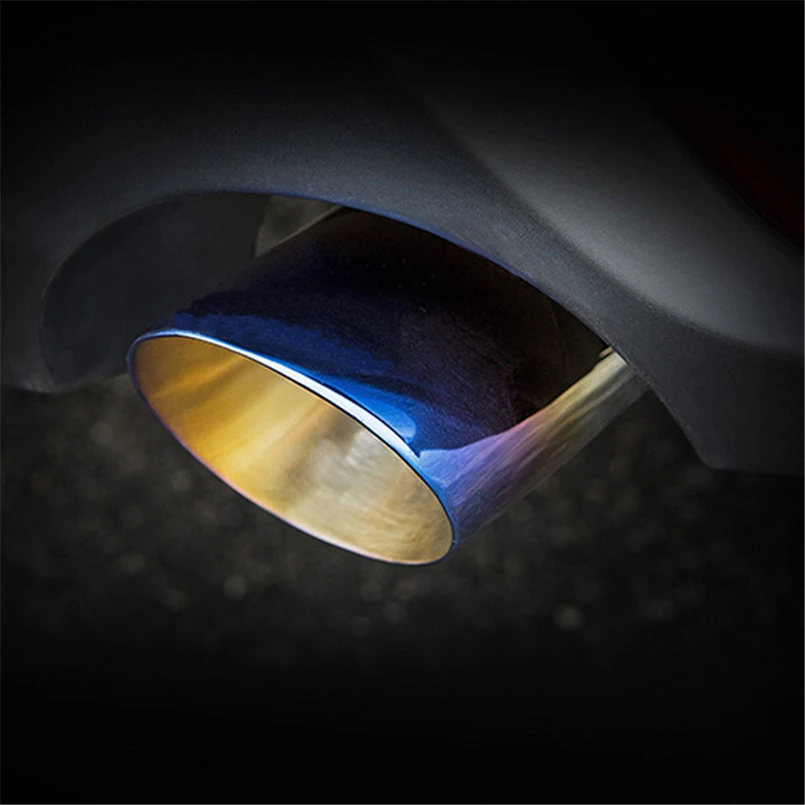 2x NEW STAINLESS STEEL EXHAUST TAIL REAR MUFFLER TIP PIPE For Mazda 6 2009 -2014 ATENZA 2013 2017 For Mazda CX-5 2013-2017 exhaust pipe tip tail pipe muffler